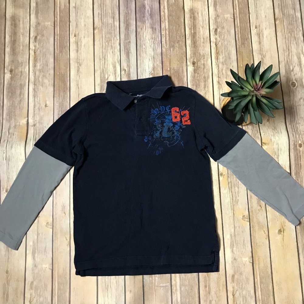 Urban Pipeline-Long Sleeved Navy Blue shirt Small